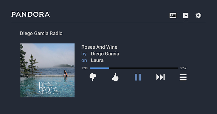 Pandora Radio App Features